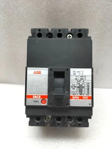 ABB SACE CIRCUIT BREAKER SRN-100 LOW VOLTAGE MOLDED CASE - 100A - Picture 1 of 6
