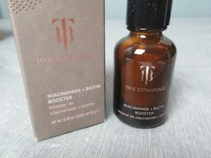 New True Botanicals Niacinamide & Biotin Booster .49 oz - Lot D2123 - 9 e5 ck - Picture 1 of 5