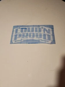 LOUD 'N PROUD sticker VINYL DECAL 7x3 White - Picture 1 of 1