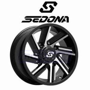 Sedona Rear Chopper Black Wheel for 2016 Polaris Ranger XP 900 EPS tf - Picture 1 of 5