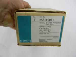 New Siemens MSP10DA11 Manual Starter Protector   D4 - Bild 1 von 3