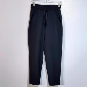 All in Motion Target Womens Black Jogger Pants Drawstring Elastic Waist Small - Picture 1 of 9