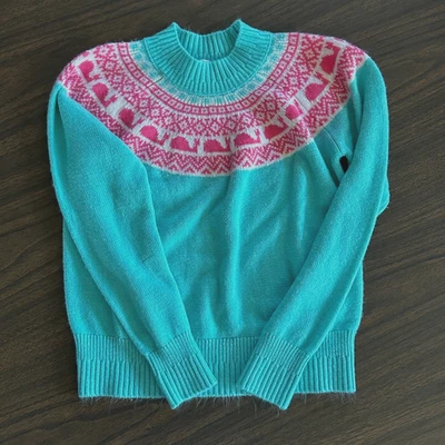 Suéter Vineyard Vines Whaleisle Yugo Invierno Como Nuevo Isla Justa Talla Pequeña 7-8 Foto 1 de 4