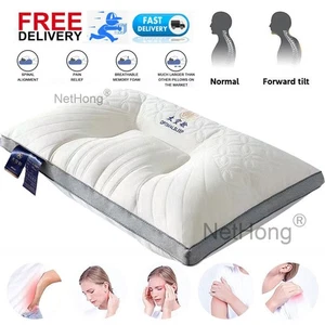 1000G Foam Pillow Cervical Memory For Neck & Shoulder Pain Ergonomic Orthopedic - Picture 1 of 15