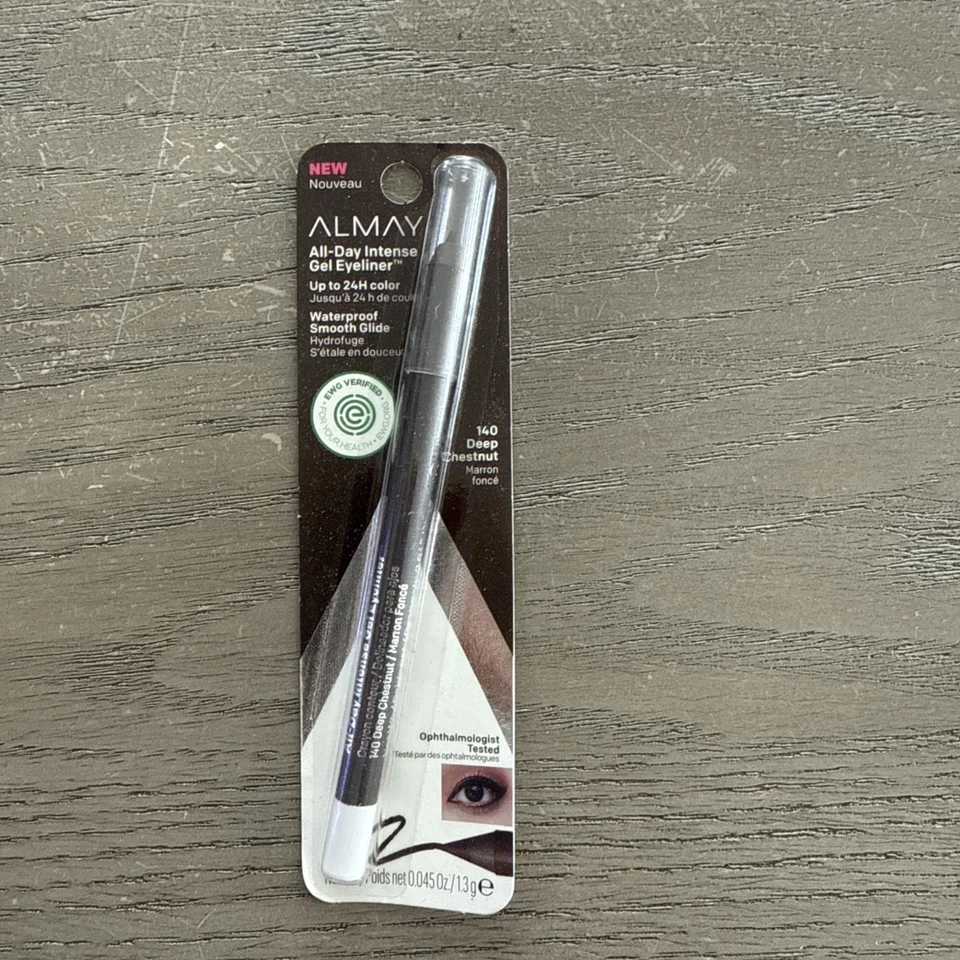 Almay интенсивный гель подводка для глаз запечатанный 0,045 унций - весь день глубокий каштан #140 - Изображение 1 из 1