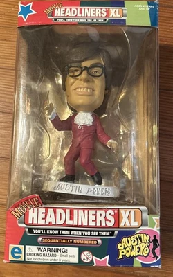 Figuras XL de colección Austin Powers Headliners colección 1999 nuevas en caja certificado de autenticidad Foto 1 de 4
