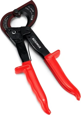 Cortadores de cables actualización trinquete cable cortadores de cables de alta resistencia para electricistas... Foto 1 de 4