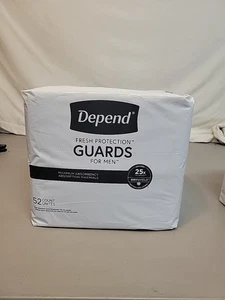 Depend Inkontinenzschutz/Inkontinenzeinlagen für Männer/Blasenkontrolleinlagen, 52Ct - Bild 1 von 2
