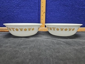 Juego de 2 ensaladeras de cereales Corelle Butterfly Gold 6 1/4" - Imagen 1 de 5