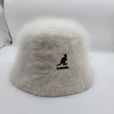 Sombrero cubo blanco Kangol Furgora Angora Foto 1 de 4