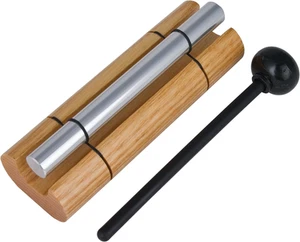 Woodstock Wind Chimes Zenergy Solo Hand Chime, Silver (7") Musically Tuned for M - Picture 1 of 12