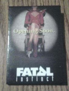 1993 FATAL INSTINCT MOVIE PIN 2 X 3 INCH PIN BACK - Picture 1 of 2