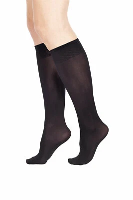 6 Paia Gambaletto Donna Coprente Microfibra 50 Den Pompea