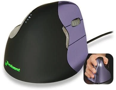 Evoluent VM4S Vertical Mouse4 Small Right Hand Mouse USB ~E~ - Bild 1 von 1