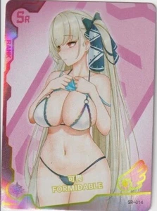 Sexy Bikini Girl White Waifu Anime Card Custom TCG Girl Holo Goddess Story ACG - Picture 1 of 1