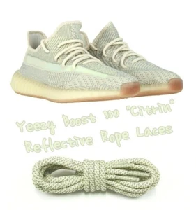 Lacci corda riflettente 3M per citrino Yeezy Boost 350 V2 - Foto 1 di 1