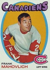 1971-72 Topps #105 Frank Mahovlich - EX-MT