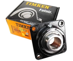 Unidad de rodamiento de montaje en brida Timken YCJ1 1/2 SGT Fafnir 1-1/2" diámetro NUEVO EN CAJA - Imagen 1 de 7