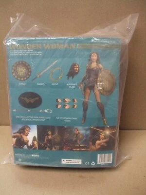 MEZCO TOYZ ONE:12 COLLECTIVE DC COMICS WONDER WOMAN 6” ACTION FIGURE Gal Godot - Image 1 of 4