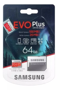 Micro SD Memory Card TF Class 10 SDHC XC Samsung 32GB 64 128GB for GoPro Here 10 - Picture 1 of 36