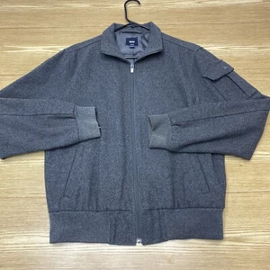 Chaqueta de vuelo GAP para hombre Abrigo forrado Mezcla de lana Ropa de trabajo Abrigo corto Talla S - Imagen 1 de 17