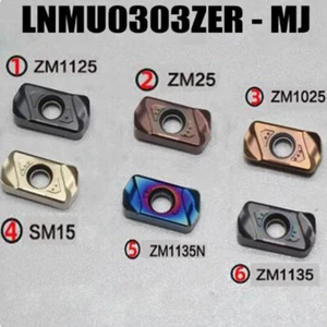 10PC Turning insert LNMU0303ZER-MJ carbide double-sided fast feed cutting insert - Picture 1 of 6