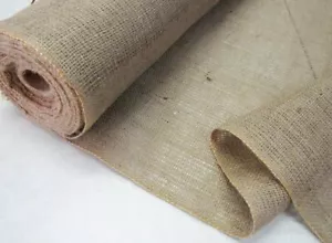 Jute Stoff Jutegewebe fein Sackleinen Rupfen Dekostoff Frostschutz EUR 6,98/m - Bild 1 von 1