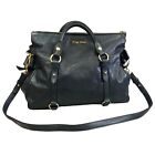 Miumiu Bag Handbag Shoulder Bag 2 Way Leather Green 26 Authentic