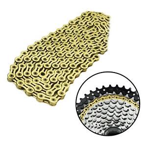 10 Speed Bicycle Chain Practical Road Mountain Bike Metal Portable 116 Links
