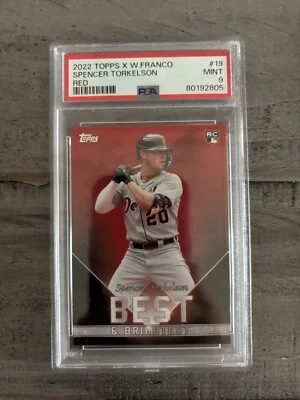 2022 Topps X Wander Franco - Best & Brightest Spencer Torkelson #19 (RC) #/10 - Image 1 of 3