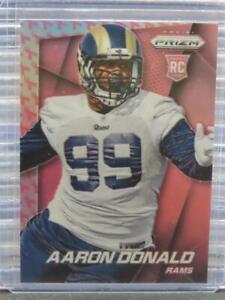 2014 Prizm Aaron Donald Breast Cancer Pink Ribbon Prizm SSP Rookie RC #228 Rams