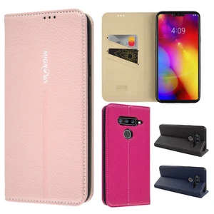 Case For LG V40 LG V40 Thinq PU Leather Wallet Case Kickstand Folio Flip Cover - Picture 1 of 25