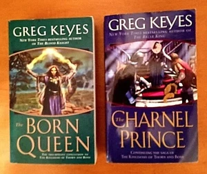 2 Kingdom of Thorn and Bone books-Greg Keyes-The Born Queen & The Charnel Prince - Picture 1 of 1