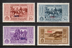 ITALY (CASO) — SCOTT 18/24 — 1932 GARIBALDI ISSUES W/OVPT.— MNH — SCV $170 - Picture 1 of 2