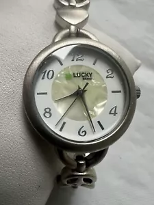 Lucky brand watch peace and love sign Shamrock MOP dial 16–1207 ladies - Picture 1 of 8