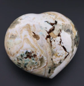 OZEAN JASPIS HERZ 3,35 X 2,97 ZOLL / 377,6 GRAMM - Bild 1 von 5