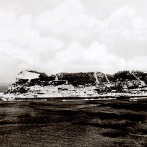 1957, Veduta aerea di Gibilterra e Baia RPPC Paesi Bassi - Foto 1 di 3