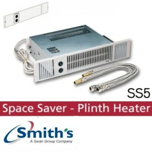 Smith's Space Saver SS5 HYDRONIC Central Heating Plinth Heater WHITE - Picture 1 of 8