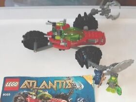 LEGO Atlantis 8059 Seabed Scavenger  Complete, minifigures manta warrior, diver