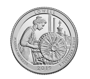 2019-PDSSS Lowell Park Quarter 5 Coin Set(BU, Proof, Silver Proof) - Picture 1 of 1