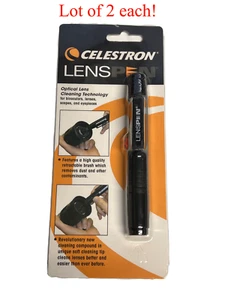 2 Celestron LENSPEN Optical Cleaner Tool Cameras Eyepieces Binoculars Telescopes - Picture 1 of 6