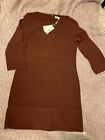 FILIPPA K WOMENS COLLECTION DRESS IN WINE BURGUNDY RIG RRP 180 