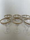 Lenox Olympia Gold band Champagne glasses Set Of 6