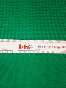 Charles Craft Classic Reserve 14 Green Count Aida Cross Stitch Fabric 15 X 18 in - Picture 1 of 8