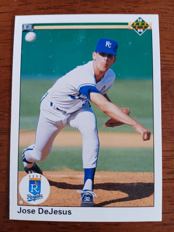 JOSE DeJESUS KANSAS CITY ROYALS 1990 UPPER DECK BASEBALL CARD #255 - Image 1 of 1