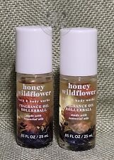 Bath & Body Works - Honey Wildflower Fragrance Oil Rollerball - Set of 2