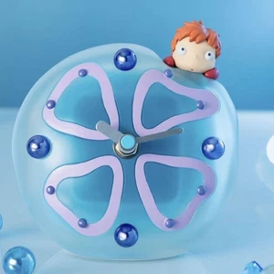 Studio Ghibli Ponyo Jellyfish Desk Clock Figure Rare Gake-no-Ue-no-Ponyo New - Picture 1 of 9