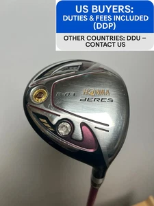 Ladies HONMA BERES E-03 3-Star Fairway wood 7W 22° L-Flex ARMRQ8 40 No Headcover - Picture 1 of 12