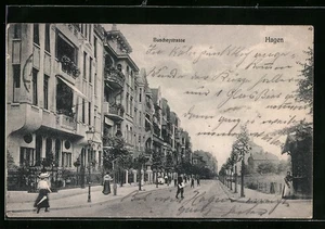 Ansichtskarte Hagen, Partie in der Buscheystrasse 1909  - Picture 1 of 2