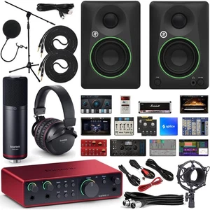 Focusrite Scarlett 2i2 Studio 3rd Gen USB Audio Interface Bundle with Mic & More - Picture 1 of 6